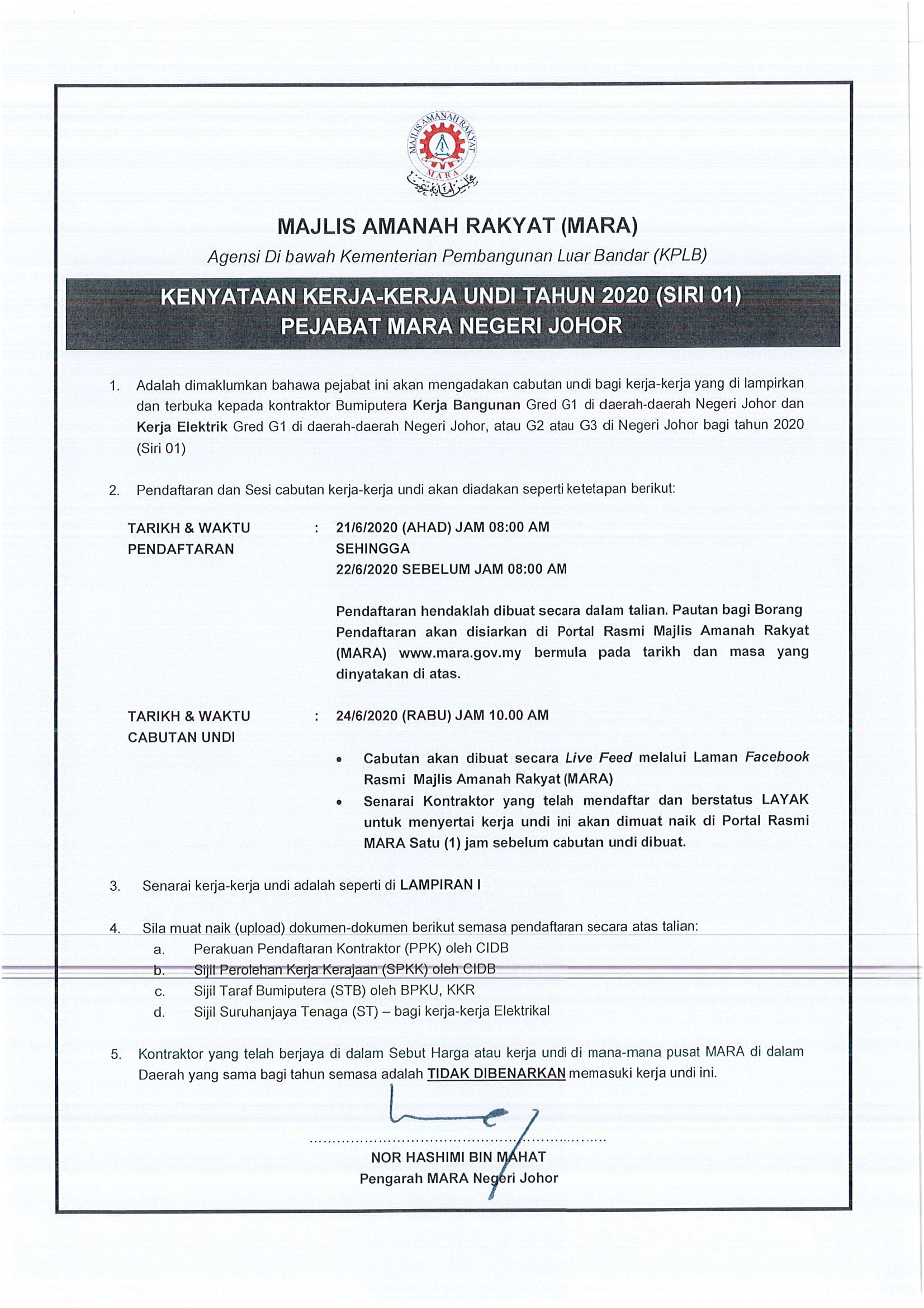 Johor di 2021 daerah senarai Senarai Nama