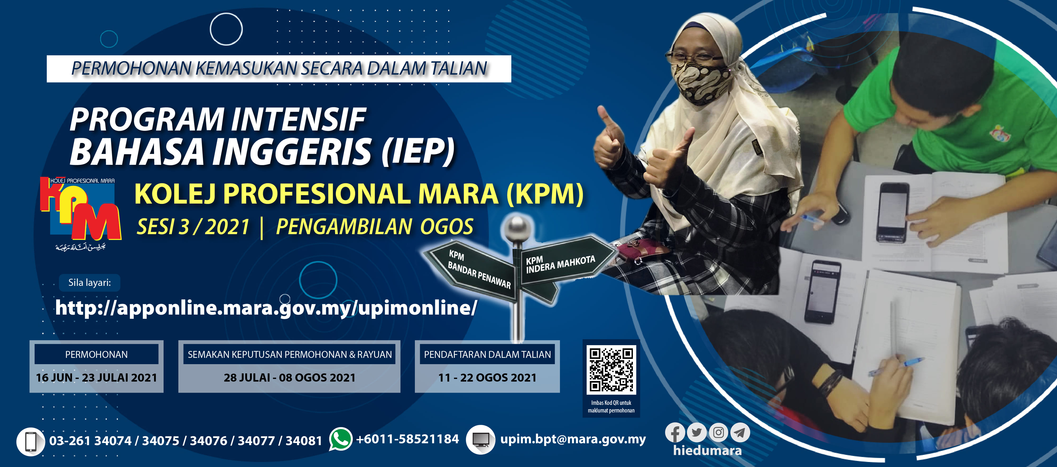 Kolej Profesional Mara Permohonan Untuk Permohonan Kpm Bagi Bulan Januari Julai Atau Oktober 2021